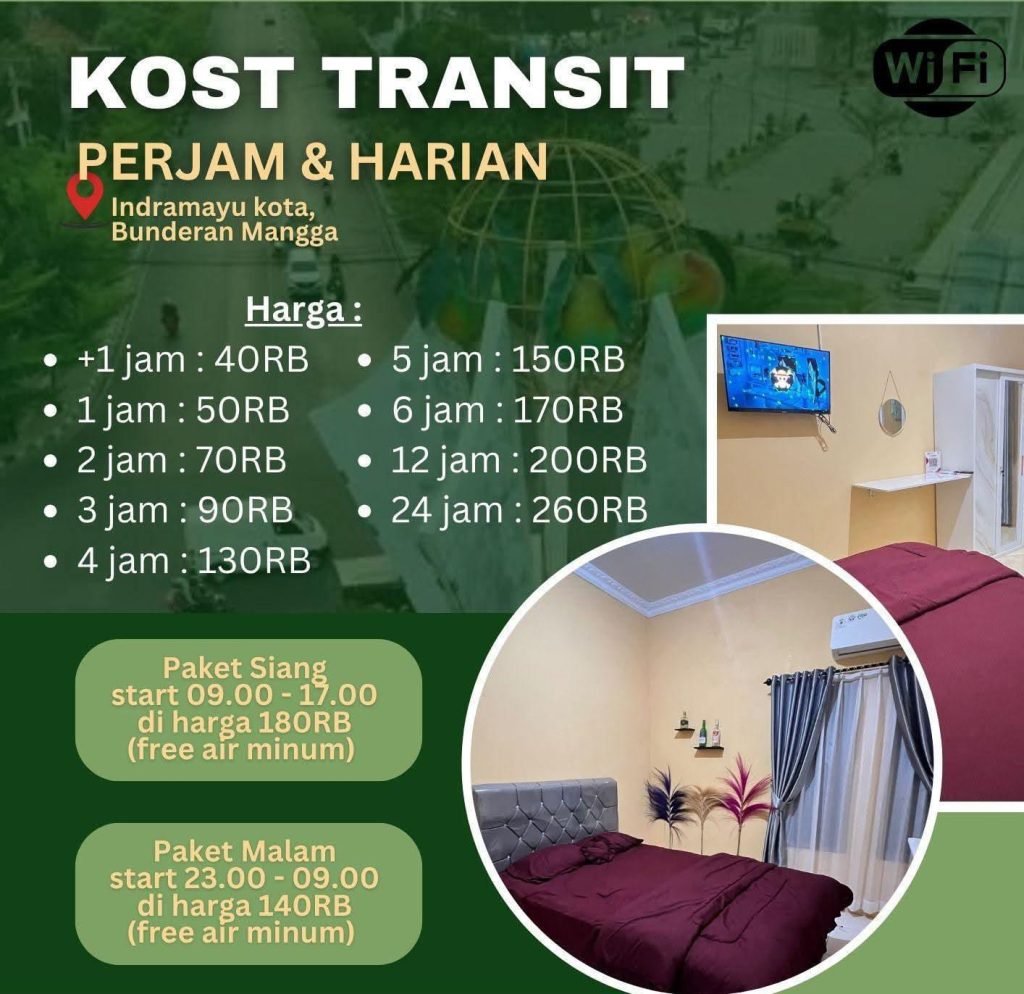 Foto : Salah satu contoh kosan yang menawarkan jasa transit perjam untuk tempat mesum. (Suarajurnalis.id/Kholil)